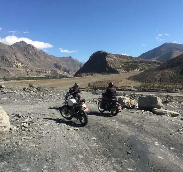 Motorcycle road trip to Manang